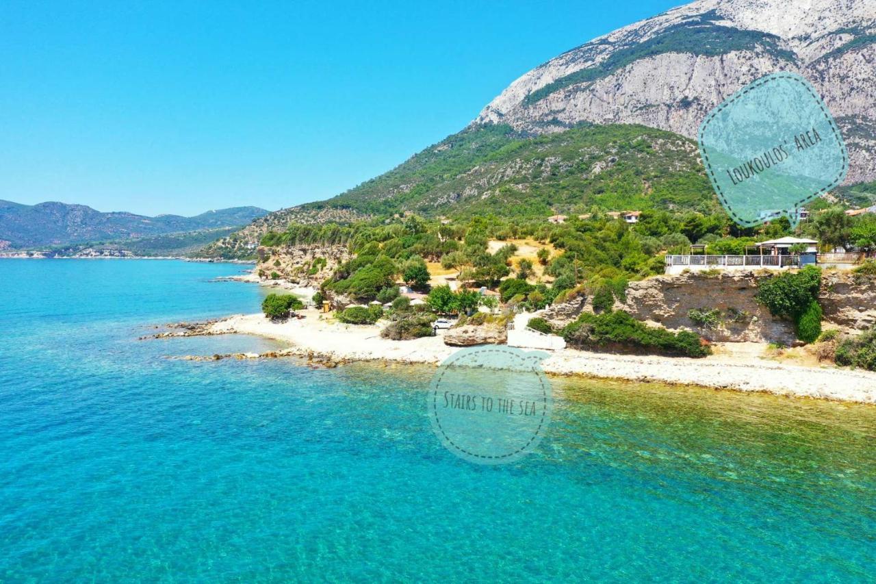 Loukoulos' Maisonette Marathókampos Dış mekan fotoğraf