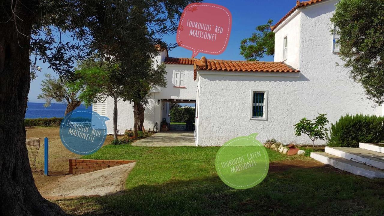 Loukoulos' Maisonette Marathókampos Dış mekan fotoğraf